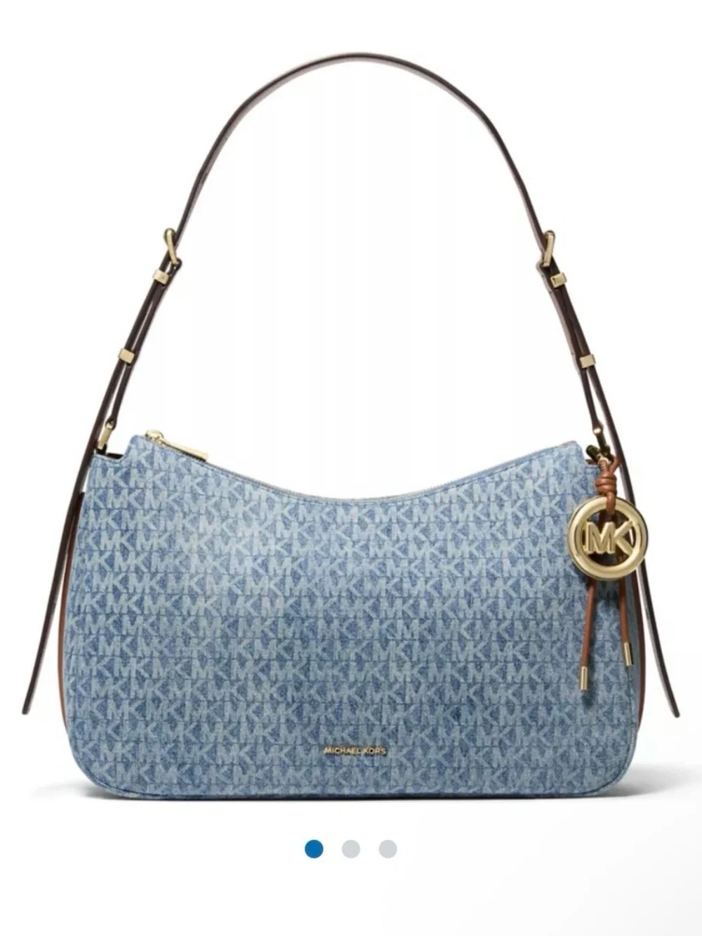 MICHAEL KORS Nolita Medium Top Zip Convertible Shoulder Bag.